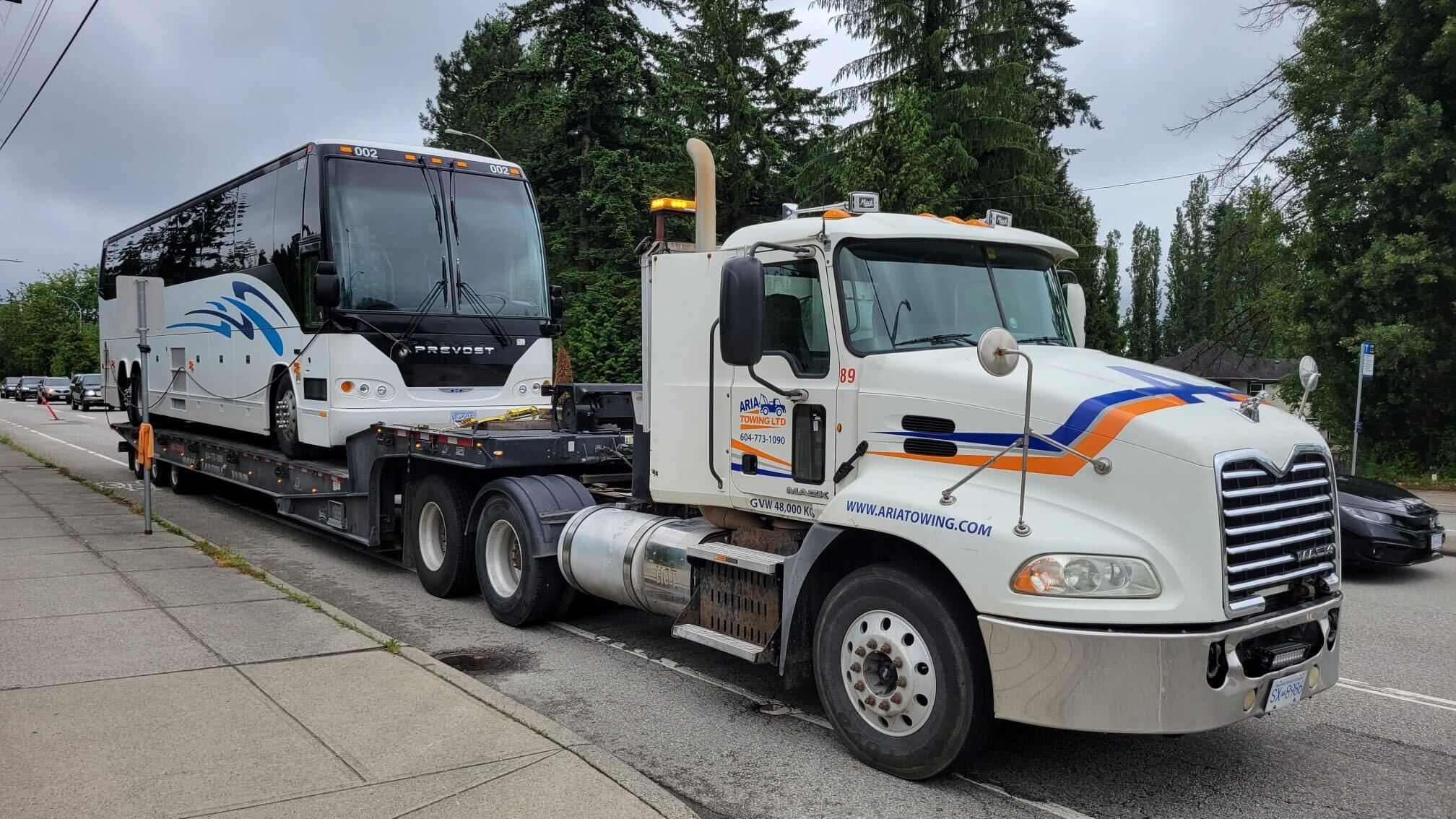 Large Machinery Towing Vancouver